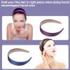 imageanezus 16 Pcs Satin Headbands Bulk 1 Inch Antislip Black Ribbon Hair Bands Plain Hard Headbands for Women Girls DIY Craft Hair Accessories BlackMulticolor