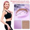 imageanezus 16 Pcs Satin Headbands Bulk 1 Inch Antislip Black Ribbon Hair Bands Plain Hard Headbands for Women Girls DIY Craft Hair Accessories BlackPastel Color
