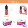 imageanezus 20 Colors Epoxy Resin Color Pigment Epoxy Resin Pigment Liquid Dye Resin Ink UV Resin Colorant for Epoxy Resin Jewelry Making Supplies