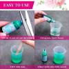 imageanezus 20 Colors Resin Color Pigment Resin Pigment Liquid Dye Resin Ink Epoxy Resin Colorant for Resin Jewelry Making Supplies