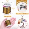 imageanezus 20 Gauge Jewelry Wire 28 Yards Craft Wire Tarnish Resistant Copper Beading Wire for Jewelry Making Supplies and CraftingAntique BronzeAntique Bronze