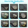 imageanezus 20 Gauge Jewelry Wire 28 Yards Craft Wire Tarnish Resistant Copper Beading Wire for Jewelry Making Supplies and CraftingAntique BronzeBlack