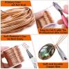 imageanezus 20 Gauge Jewelry Wire 28 Yards Craft Wire Tarnish Resistant Copper Beading Wire for Jewelry Making Supplies and CraftingAntique BronzeCopper