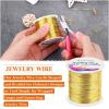 imageanezus 20 Gauge Jewelry Wire 28 Yards Craft Wire Tarnish Resistant Copper Beading Wire for Jewelry Making Supplies and CraftingAntique BronzeGold