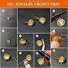 imageanezus 20 Gauge Jewelry Wire 28 Yards Craft Wire Tarnish Resistant Copper Beading Wire for Jewelry Making Supplies and CraftingAntique BronzeGold