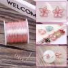 imageanezus 20 Gauge Jewelry Wire 28 Yards Craft Wire Tarnish Resistant Copper Beading Wire for Jewelry Making Supplies and CraftingAntique BronzeRose Gold Pink