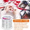 imageanezus 20 Gauge Jewelry Wire 28 Yards Craft Wire Tarnish Resistant Copper Beading Wire for Jewelry Making Supplies and CraftingAntique BronzeSilver