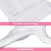 imageanezus 6 Pairs White Cotton Gloves for Dry Hands Eczema SPA Moisturizing Work Glove Liners for Serving Costume InspectionLarge
