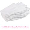 imageanezus 6 Pairs White Cotton Gloves for Dry Hands Eczema SPA Moisturizing Work Glove Liners for Serving Costume InspectionLarge