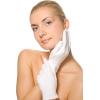 imageanezus 6 Pairs White Cotton Gloves for Dry Hands Eczema SPA Moisturizing Work Glove Liners for Serving Costume InspectionMedium