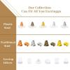 imageanezus Earring Backs 2010Pcs Earring Backs Secure with Clear Rubber Earring Backs Metal Earing Backings Replacements for Earrings Studs Posts Assorted Colors ampamp Styles