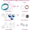 imageanezus Resin Molds 149 Pieces Silicone Resin Casting Molds and Tools Kit for Jewelry Resin Craft Making
