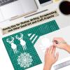 imageanezus Self Healing Sewing Mat 12inch x 18inch Rotary Cutting Mat Double Sided 5Ply Craft Cutting Board for Sewing Crafts Hobby Fabric Precision Scrapbooking ProjectA4 12x9 Inches