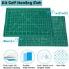 imageanezus Self Healing Sewing Mat 12inch x 18inch Rotary Cutting Mat Double Sided 5Ply Craft Cutting Board for Sewing Crafts Hobby Fabric Precision Scrapbooking ProjectA4 12x9 Inches
