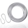 imageAluminum Wire Anezus 9 Gauge Bendable Metal Wire Armature Aluminum Craft Wire for Wreath Making Beading Floral Silver 3 mm Thickness9 Gauge3 mm