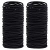 imageAnezus 200 Pcs Black Elastics Hair Ties Small Bulk Hair Ties Hair Bands 4mmBlack