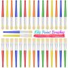 imageAnezus 30 Kids Paint Brushes Set with Jumbo Round Watercolor and Large Flat Craft Brushes