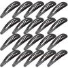 imageAnezus 80 Pcs Hair Clips Hair Barrettes 2 Inch Snap NonSlip Metal Hair Clipsblack