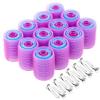 imageAnezus SelfGrip Rollers Set  60 Pcs Multicolored Curlers and Clips for HairstylingMulticolored