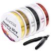 imageJewelry Wire Anezus Jewelry Making Tools Kit with 6 Rolls 24 Gauge Beading Wire and Craft Cutter Pliers for Jewelry Making Repair Supplies and Crafting
