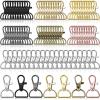 imageKey Chain Clip Hook Anezus D Ring Clip Keychain Lanyard Swivel Snap Hooks Clip on Key Ring for Crafts and Purse Hardware 34 inchMulticolors