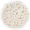 imagePearl Beads Anezus 800pcs Ivory Pearl Craft Beads Loose Pearls for Jewelry Making Crafts Decoration and Vase Filler Assorted Sizes12 MM