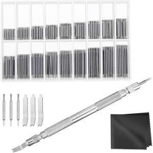 imageAnezus Watch Link Remover Kit with Spring Bar Tool Watch Band Tool and 360 Pcs Watch Strap Link Pins for Watch Repair and Watch Band Removal