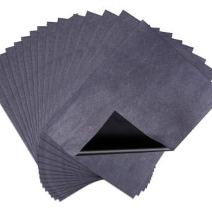 imageCarbon Paper Anezus 100 Sheets Graphite Paper Carbon Paper Graphite Transfer Paper for Tracing Painting Wood Projects