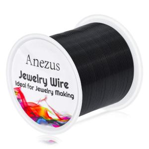 imageanezus 20 Gauge Jewelry Wire 28 Yards Craft Wire Tarnish Resistant Copper Beading Wire for Jewelry Making Supplies and CraftingAntique BronzeBlack