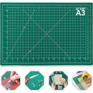 imageanezus Self Healing Sewing Mat 12inch x 18inch Rotary Cutting Mat Double Sided 5Ply Craft Cutting Board for Sewing Crafts Hobby Fabric Precision Scrapbooking Project178L x 119W