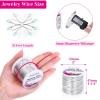 image18 Gauge Jewelry Wire for Jewelry Making Anezus Craft Wire Tarnish Resistant Copper Beading Wire for Jewelry Making Supplies and Crafting 18 Gauge BlackSilver