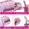 image18 Gauge Jewelry Wire for Jewelry Making Anezus Craft Wire Tarnish Resistant Copper Beading Wire for Jewelry Making Supplies and Crafting 18 Gauge BlackRose Gold Pink
