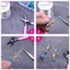image18 Gauge Jewelry Wire for Jewelry Making Anezus Craft Wire Tarnish Resistant Copper Beading Wire for Jewelry Making Supplies and Crafting 18 Gauge BlackSilver