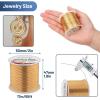 image18 Gauge Jewelry Wire for Jewelry Making Anezus Craft Wire Tarnish Resistant Copper Beading Wire for Jewelry Making Supplies and Crafting 18 Gauge BlackKC Gold