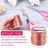 image18 Gauge Jewelry Wire for Jewelry Making Anezus Craft Wire Tarnish Resistant Copper Beading Wire for Jewelry Making Supplies and Crafting 18 Gauge BlackCopper