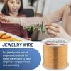 image18 Gauge Jewelry Wire for Jewelry Making Anezus Craft Wire Tarnish Resistant Copper Beading Wire for Jewelry Making Supplies and Crafting 18 Gauge BlackKC Gold