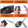image18 Gauge Jewelry Wire for Jewelry Making Anezus Craft Wire Tarnish Resistant Copper Beading Wire for Jewelry Making Supplies and Crafting 18 Gauge BlackBlack