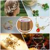 image22 Gauge Jewelry Wire Anezus Craft Wire Tarnish Resistant Copper Beading Wire for Jewelry Making Supplies and Crafting Gold 49 Yards45 MetersAntique Bronze