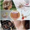 image22 Gauge Jewelry Wire Anezus Craft Wire Tarnish Resistant Copper Beading Wire for Jewelry Making Supplies and Crafting Gold 49 Yards45 MetersCopper