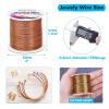 image22 Gauge Jewelry Wire Anezus Craft Wire Tarnish Resistant Copper Beading Wire for Jewelry Making Supplies and Crafting Gold 49 Yards45 MetersCopper