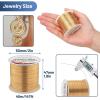 image22 Gauge Jewelry Wire Anezus Craft Wire Tarnish Resistant Copper Beading Wire for Jewelry Making Supplies and Crafting Gold 49 Yards45 MetersKC Gold