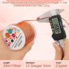 imageAnezus 12 Gauge Aluminum Wire 100 Feet  2mm Metal Armature Bendable Sculpting Wire for Crafts Wreath Making Jewelry Making Beading Floral Silvercopper