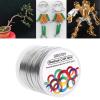 imageAnezus 12 Gauge Aluminum Wire 100 Feet  2mm Metal Armature Bendable Sculpting Wire for Crafts Wreath Making Jewelry Making Beading Floral Silversilver