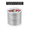 imageAnezus 12 Gauge Aluminum Wire 100 Feet  2mm Metal Armature Bendable Sculpting Wire for Crafts Wreath Making Jewelry Making Beading Floral Silversilver