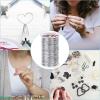 imageAnezus Bendable Craft Metal Wire  540 Feet 18 Gauge Flexible Beading Wire for Wreath Making Jewelry Making Floral Silver 1mm