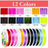 imageElastic String for Bracelets Anezus 12 Rolls Crystal Beading Wire for Jewelry Making Stretch Magic Bead Cord for Beading Bracelets and Jewelry MakingFlat