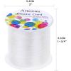 imageElastic String for Bracelets Anezus 1mm Elastic Bracelet String Beading String Jewelry String Stretch Cord for Bracelets Jewelry Making Beads1 mm