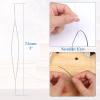 imageStretchy String for Bracelets Anezus 2Pcs Elastic String Jewelry Bead Cord with Large Eye Beading Needles for Seed Beads Pony Beads Clay Beads Bracelet Necklace and Jewelry Making Black ampamp White