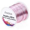 image18 Gauge Jewelry Wire for Jewelry Making Anezus Craft Wire Tarnish Resistant Copper Beading Wire for Jewelry Making Supplies and Crafting 18 Gauge BlackRose Gold Pink