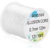 imageAnezus Fishing Wire for Hanging Clear Fishing Line Invisible String Strong Monofilament Line for Hanging Decorations and Crafts07mm  60lb